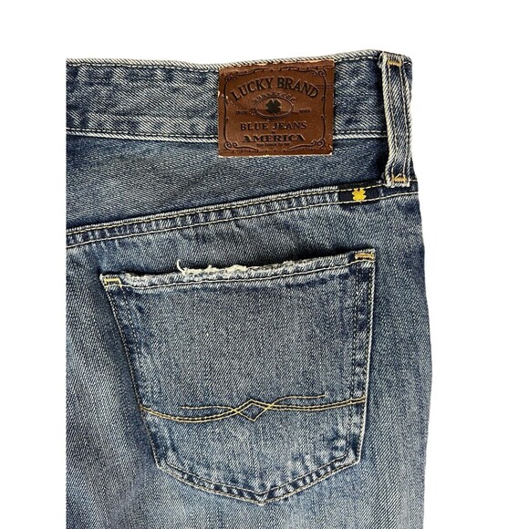 Lucky Brand Jeans Women's 2/26 Sienna Slim Boyfriend Distressed Button-Fly - Picture 9 of 16